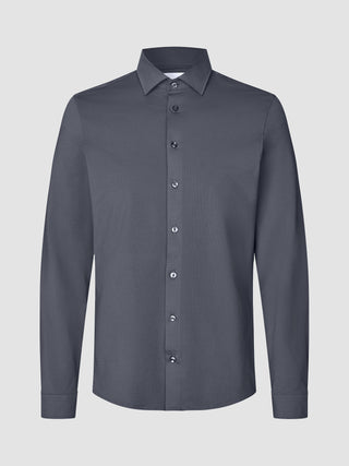 Travel Shirt Charcoal Grey Regular