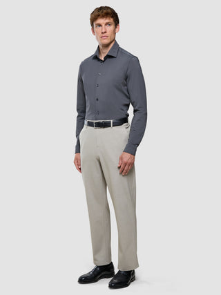 Travel Shirt Charcoal Grey Regular