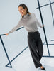 Fine Knit Turtleneck Dark Sand