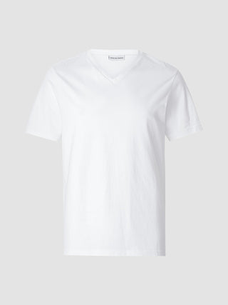Supima T-shirt White V-Neck