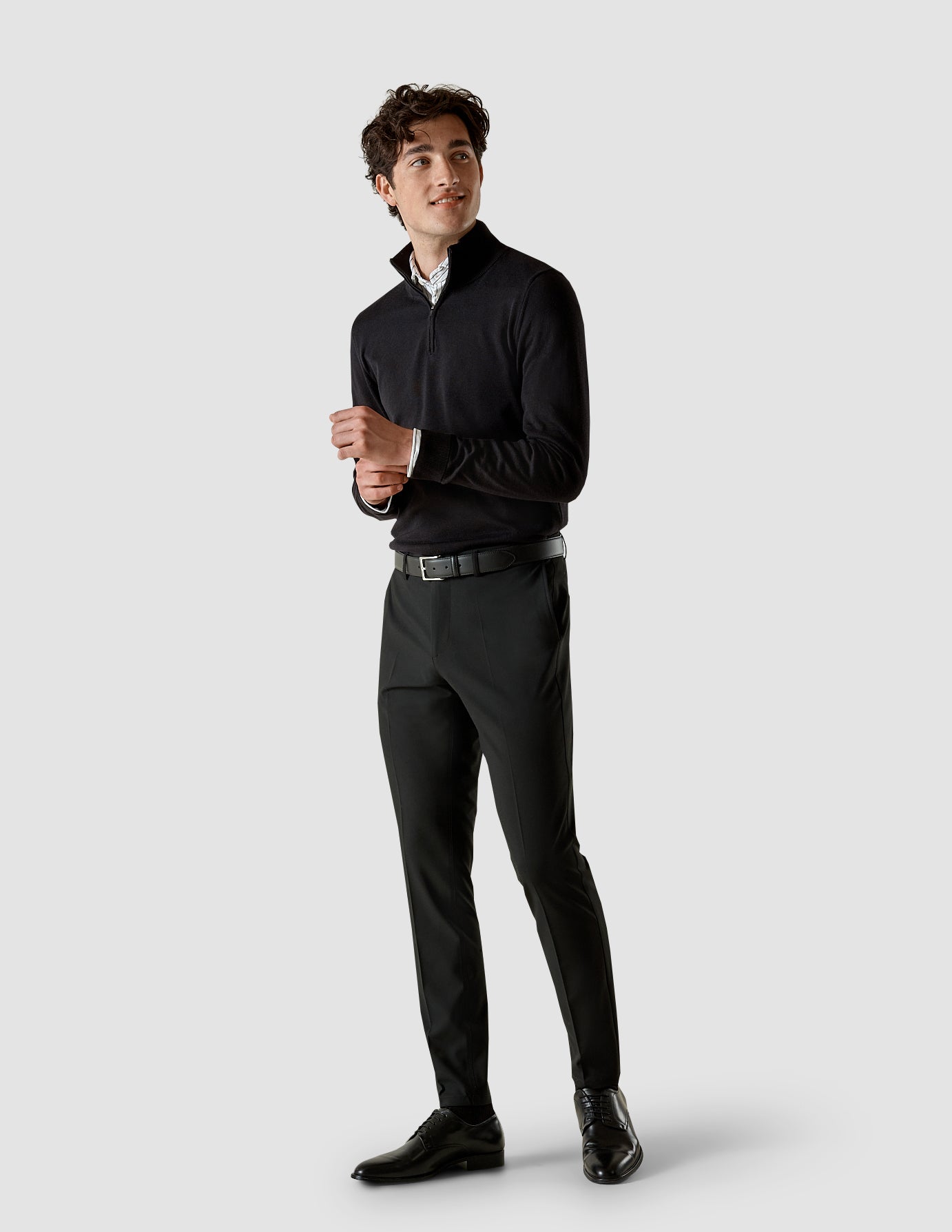 Classic Shirt Black Stripes Regular