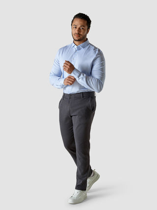 Classic Shirt Light Blue Stripes Slim