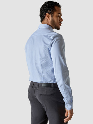 Classic Shirt Light Blue Stripes Regular
