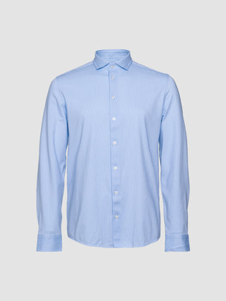 Classic Shirt Light Blue Stripes Regular