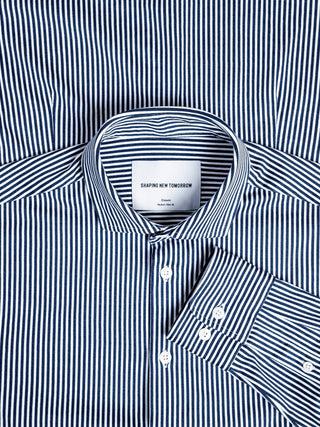 Classic Shirt Navy Stripes Regular