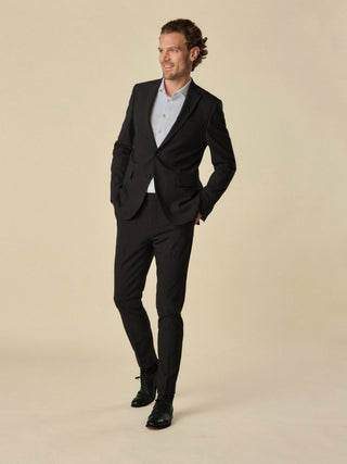 Essential Blazer Regular Black Check