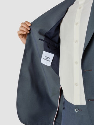 Tech Linen Blazer Navy