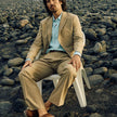 Tech Wool Blazer Sand Regular
