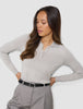 Women's Thin Leather Belt Silver Black