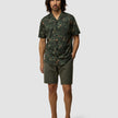 Bowling Short Sleeve Shirt Forest Night