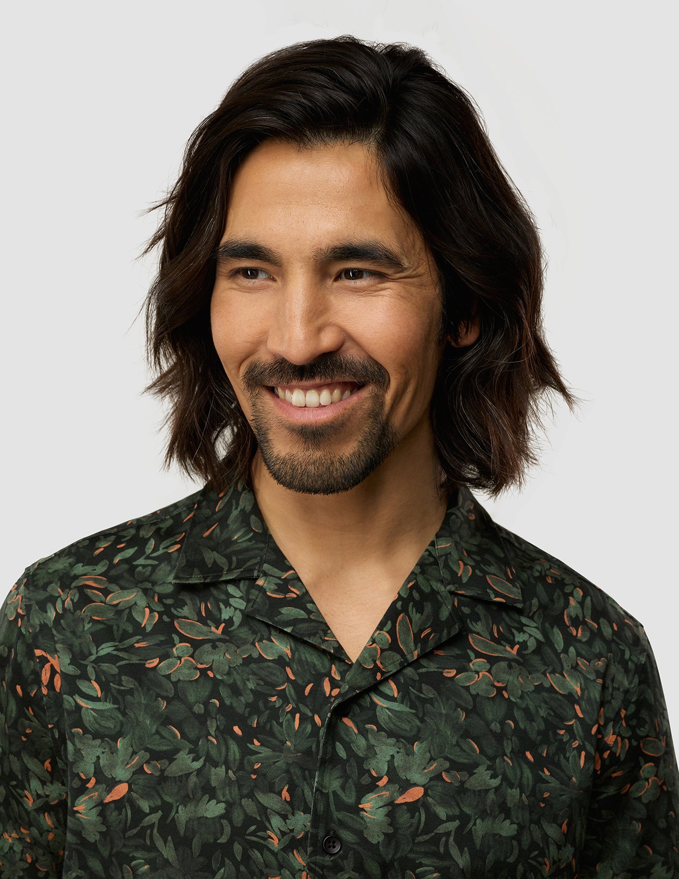 Bowling Short Sleeve Shirt Forest Night