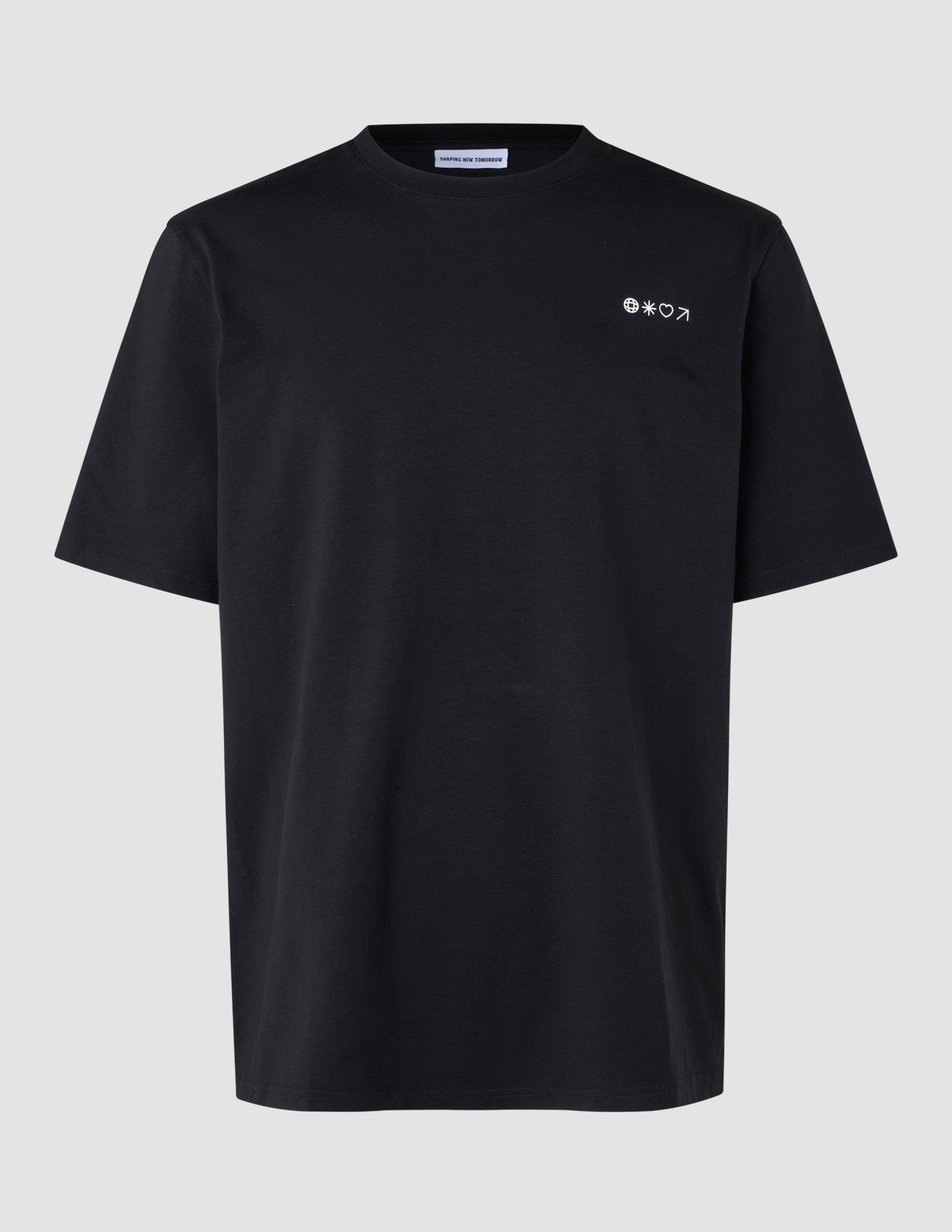 Shapers' Club Supima Box Fit T-Shirt Black