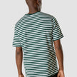 Striped Supima T-shirt Box Fit Forest Green