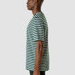 Striped Supima T-shirt Box Fit Forest Green