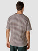 Striped Supima T-shirt Box Fit Espresso