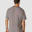 Striped Supima T-shirt Box Fit Espresso