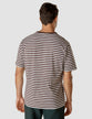 Striped Supima T-shirt Box Fit Espresso