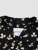 Breeze Bowling Short Sleeve Shirt Black Flowers