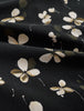 Breeze Bowling Short Sleeve Shirt Black Flowers