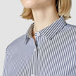 Business Shirt Slim Navy Stripes