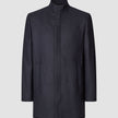 Casentino Wool Coat Dark Navy