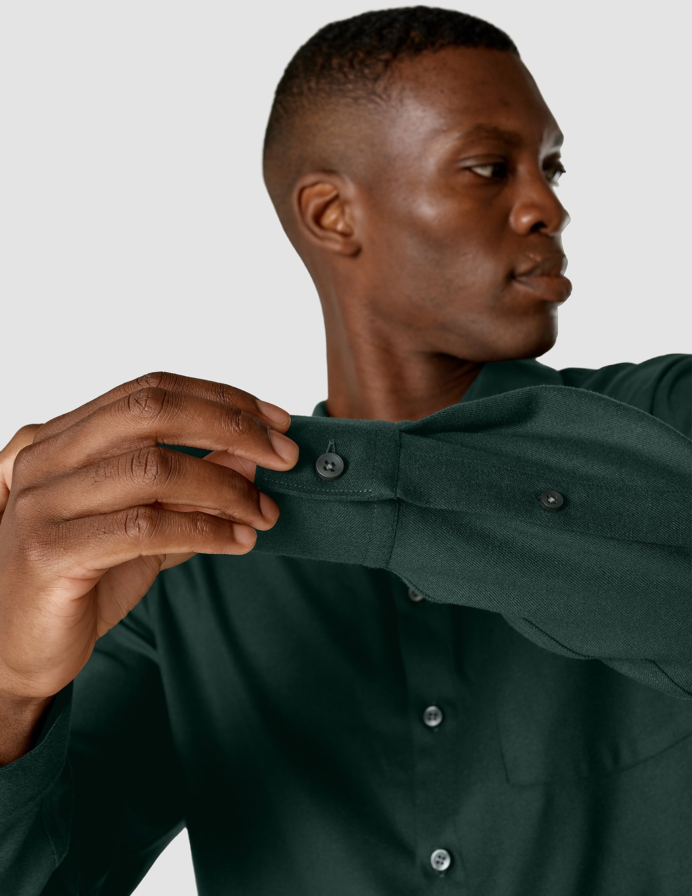 Casual Shirt Forest Green SHAPING NEW TOMORROW casual-shirt-forest-green-shaping-new-tomorrow