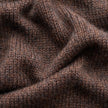 Chunky Soft Wool Knit Vest Saddle Brown Melange