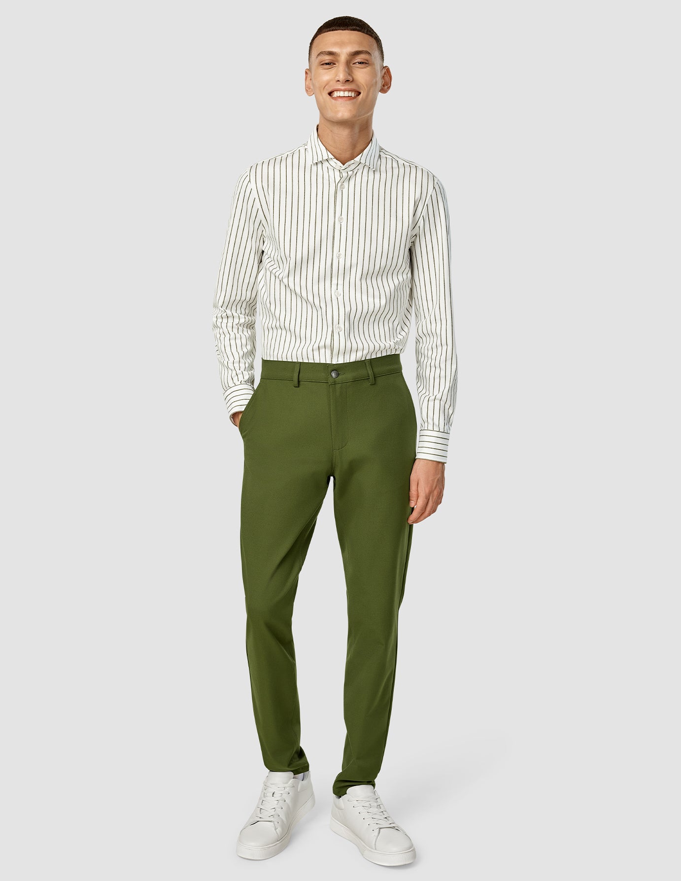 Classic Shirt Regular Rainforest Stripes