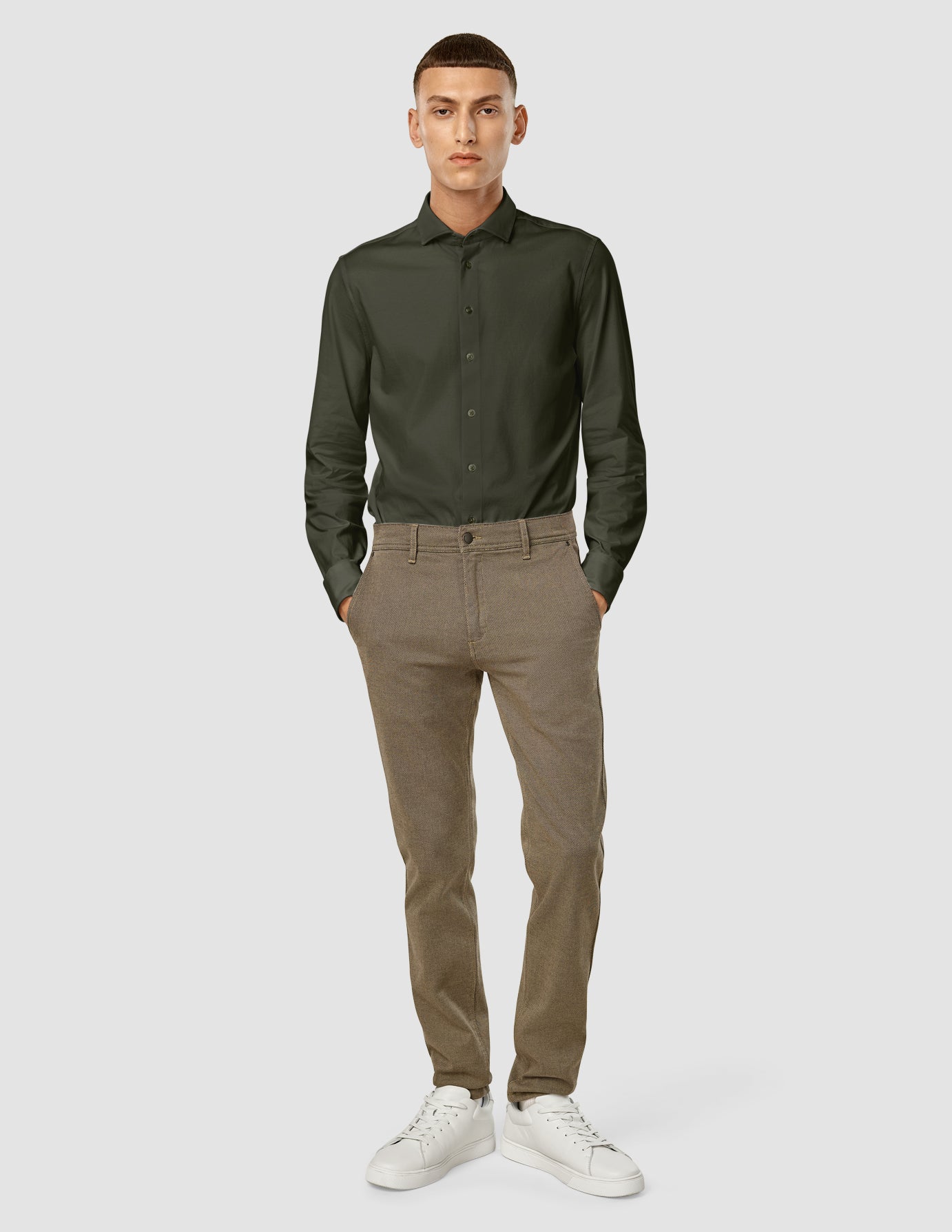 Classic Shirt Regular Nightfall Green