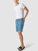 Classic Denim Shorts Light Blue