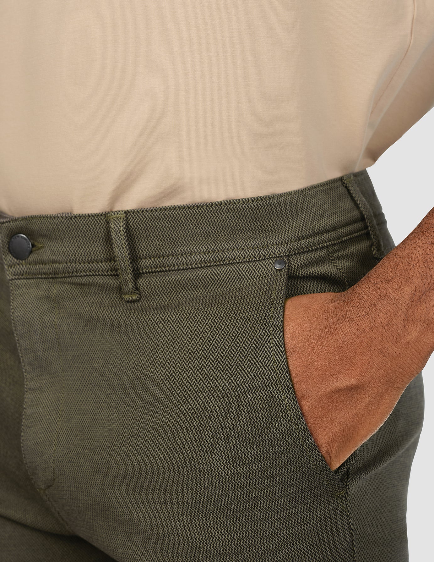 Classic Pants Slim Nature Green
