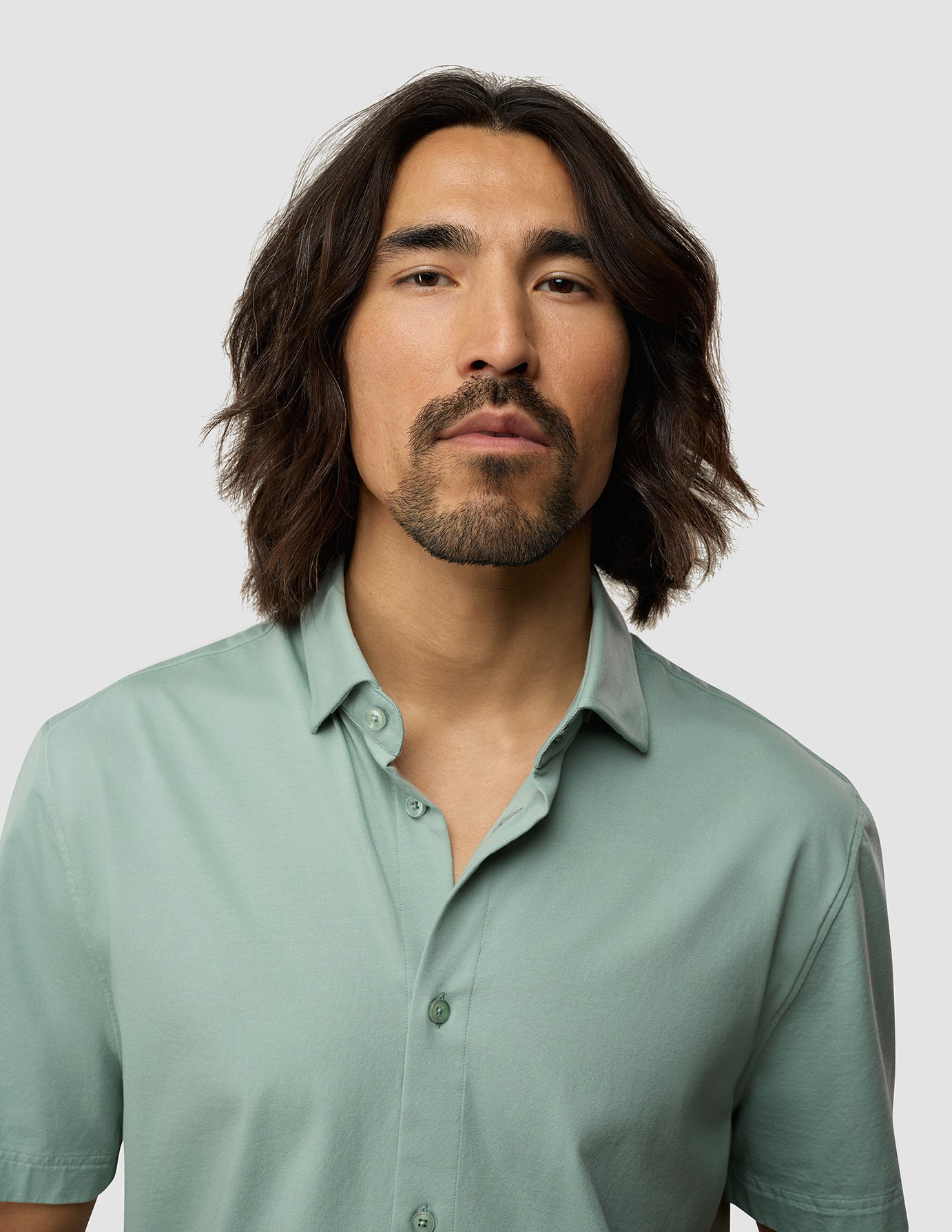 Classic Short Sleeve Shirt Fresh Green