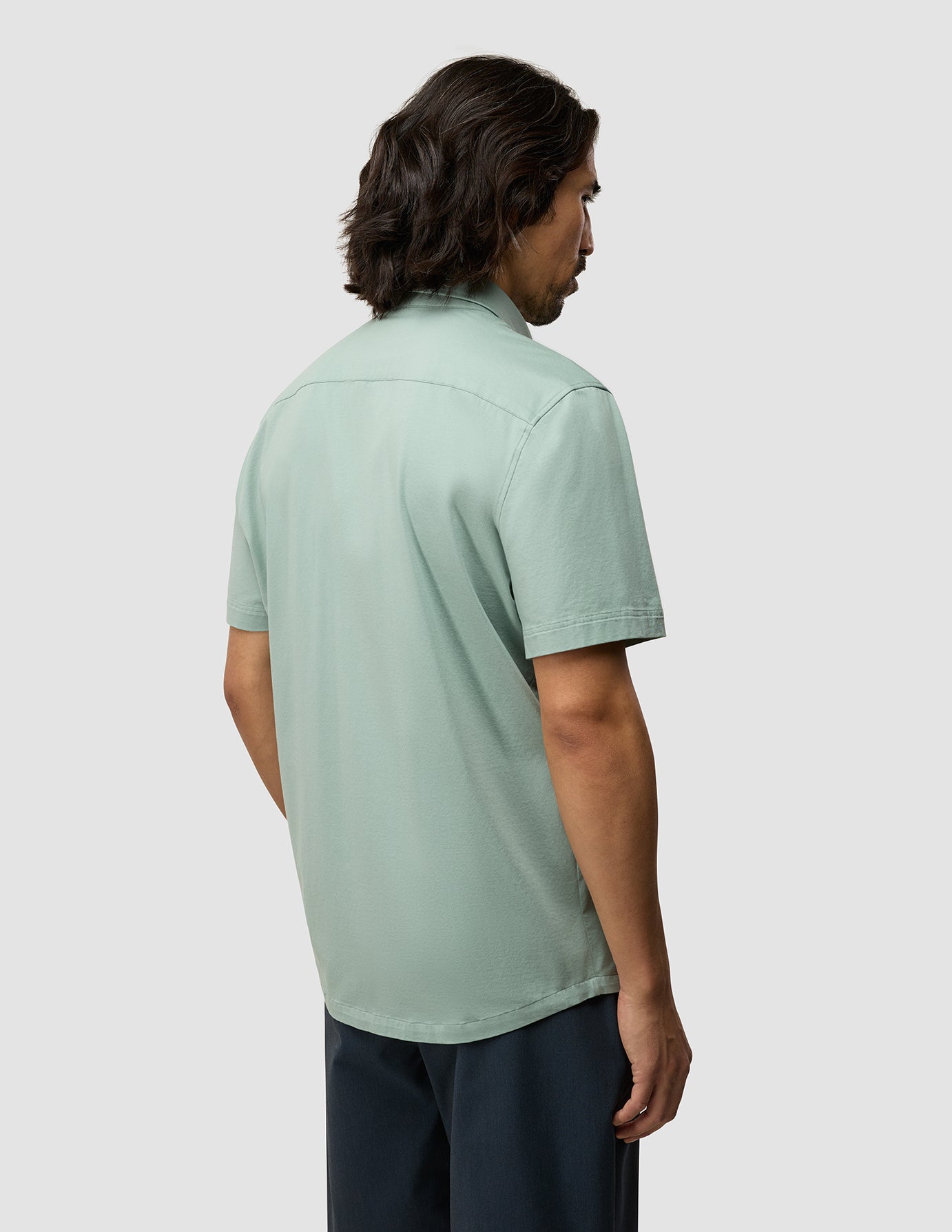Classic Short Sleeve Shirt Fresh Green