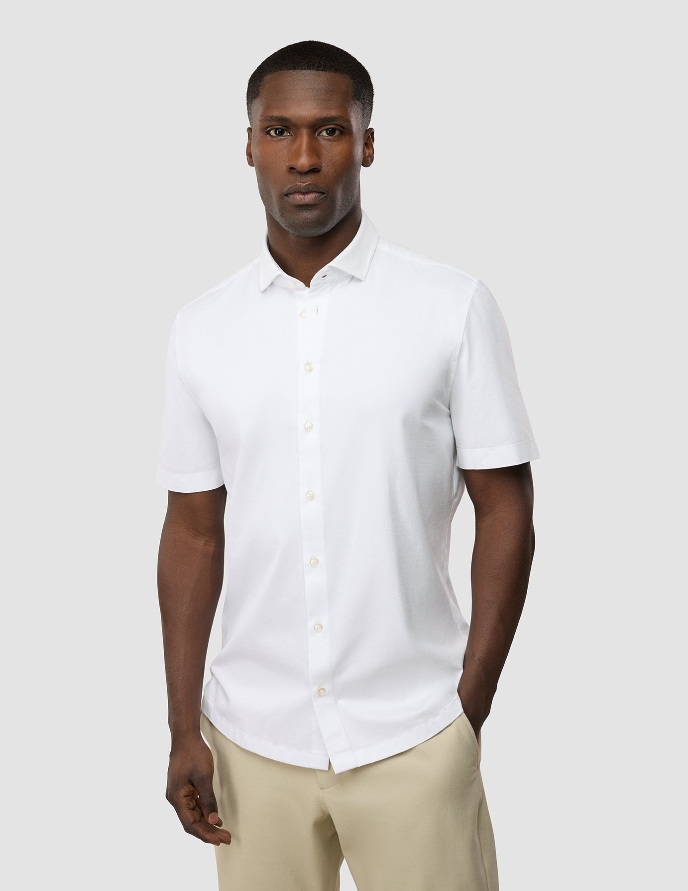 Classic Short Sleeve Shirt White