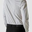 Classic Shirt Black Stripes Slim