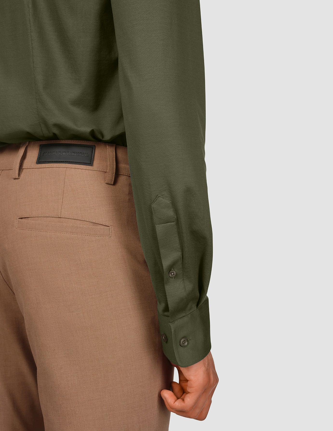 Classic Shirt Clover Green Slim