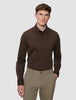 Classic Shirt Saddle Brown Slim