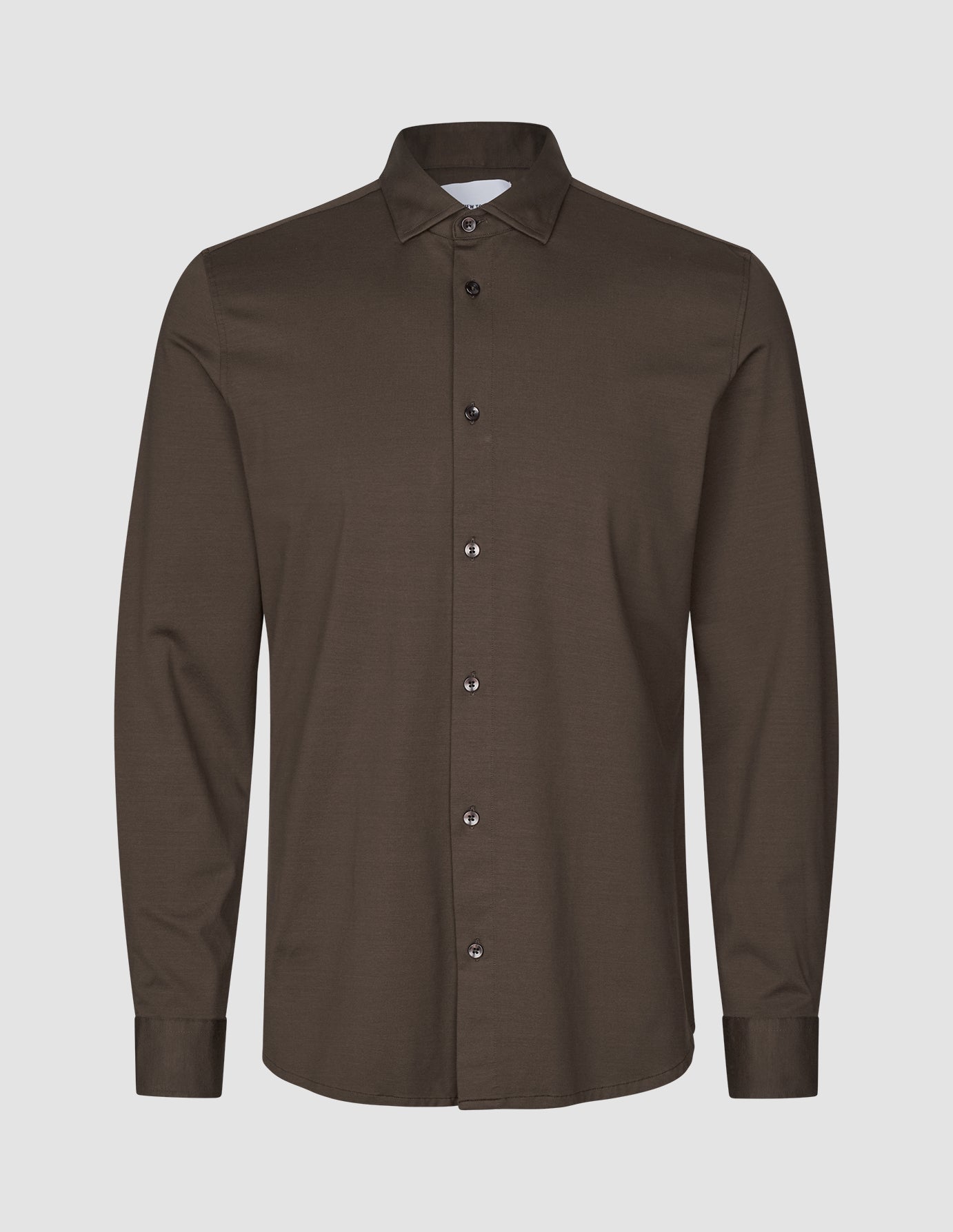 Classic Shirt Saddle Brown Regular