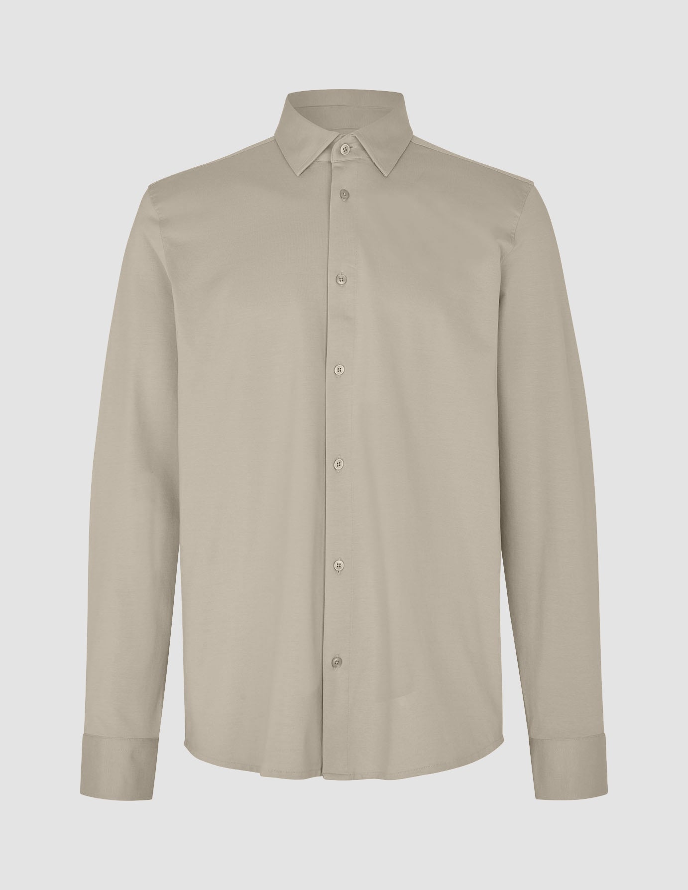 Classic Shirt Stone Beige Slim