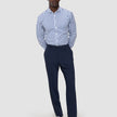Classic Shirt Dusky Blue Stripe Regular