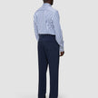 Classic Shirt Dusky Blue Stripe Slim