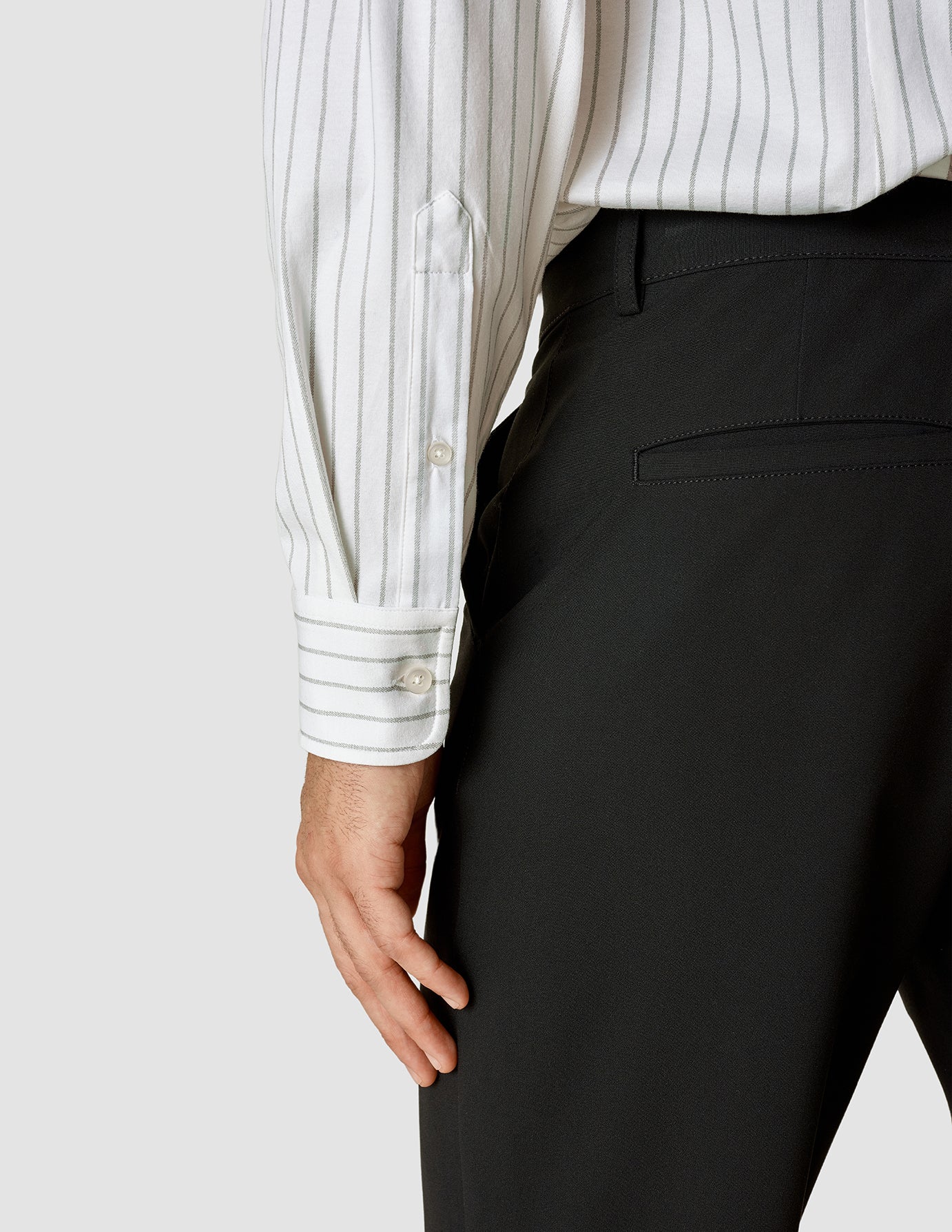 Classic Shirt Limestone Stripes Slim