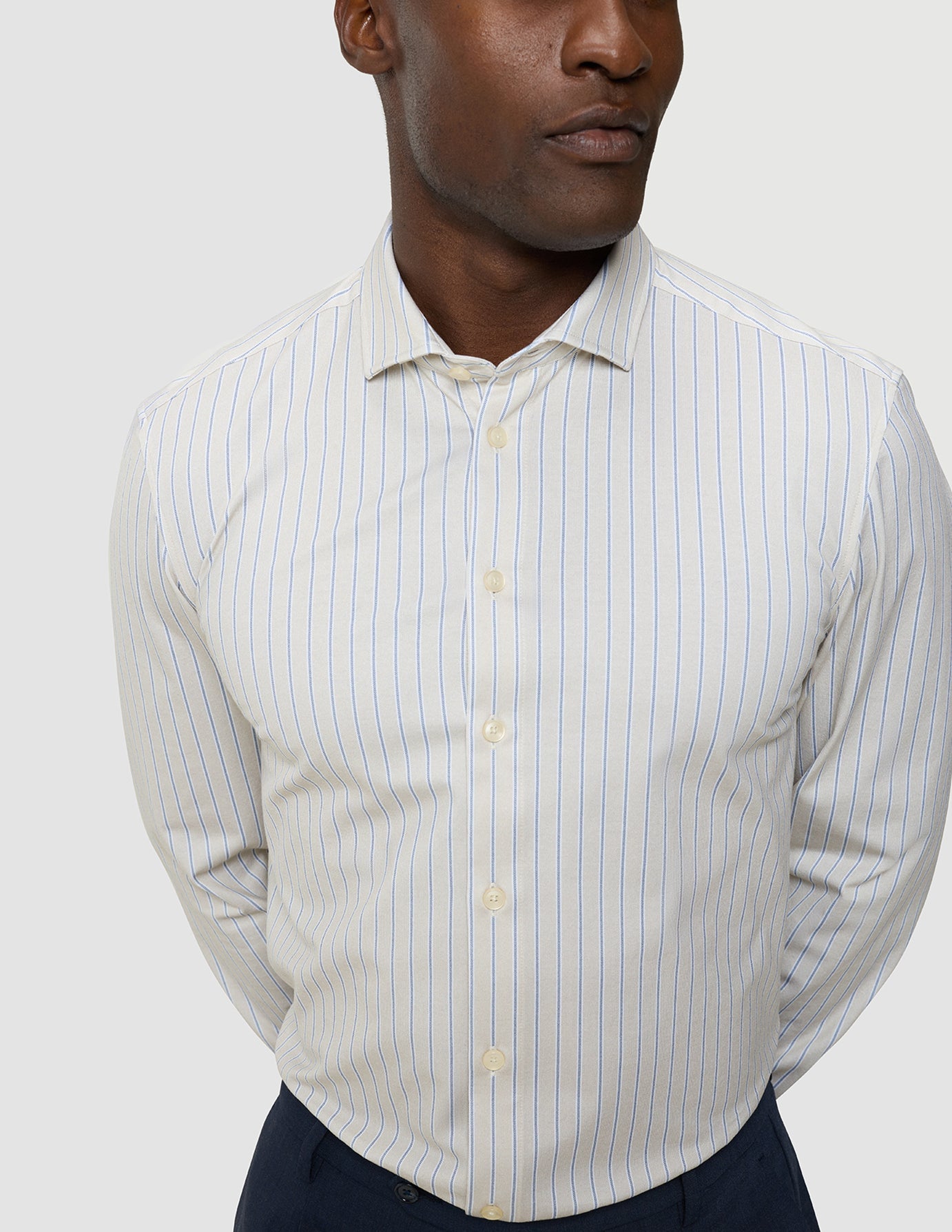 Classic Shirt Sandy Stripes Slim