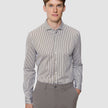 Classic Shirt Shadow Brown Stripe Regular