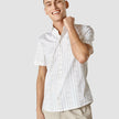 Classic Short Sleeve Shirt Earth Stripe