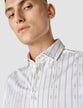 Classic Short Sleeve Shirt Earth Stripe