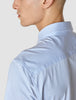 Classic Short Sleeve Shirt Light Blue Stripes