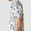 Classic Short Sleeve Shirt Navy Flower