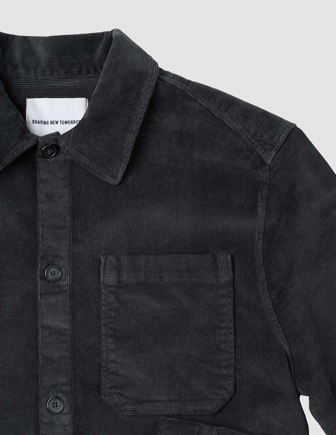 Corduroy Overshirt Dark Grey