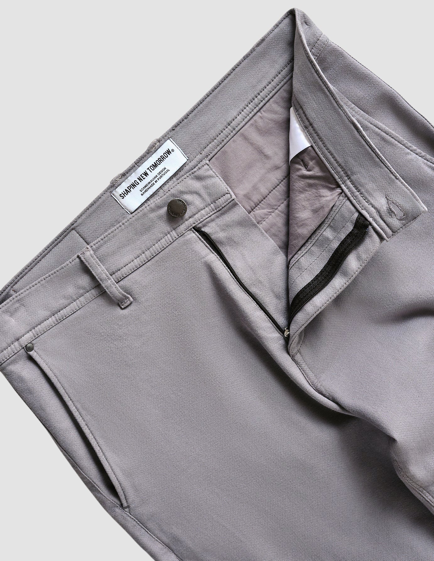 Classic Pants Slim Light Grey